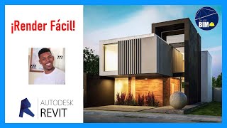 ✅✅🏡 Render Fácil y Rápido en Revit  Como renderizar en Revit [upl. by Ellatsirhc]