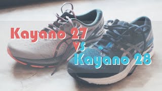 鞋評 Kayano 28 VS Kayano 27 的比較與亂入的支撐鞋墊  2021ep20 [upl. by Nerual]