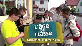 Lâge de classe  la journée dun collégien CG67 [upl. by Eindys834]