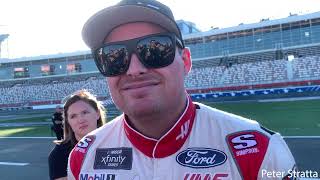 Cole Custer on Roval Runnerup quotIll be replaying those last few lapsquot [upl. by Ongun815]