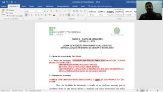 Dúvidas sobre especialização Como Fazer a Carta de Intenção [upl. by Burns]