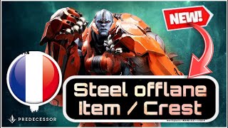 Predecessor build steel offlane top item  crest [upl. by Mialliw]