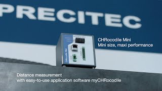 Setup of a distance measurement with CHRocodile Mini and application software myCHRocodile [upl. by Meriel101]