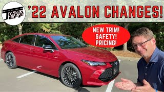 More than You Think Changes amp Updates for 2022 Toyota Avalon [upl. by Rekrap]