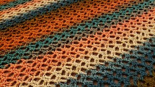 Lacy C2C Triangle Shawl  Crochet Tutorial [upl. by Adlog]