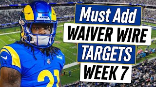 Week 7 Waiver Wire Adds  2023 Fantasy Football Advice [upl. by Burd824]