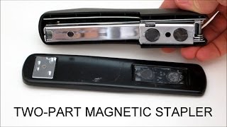 How to Make a Two Part Magnetic Stapler [upl. by Nodnalb]