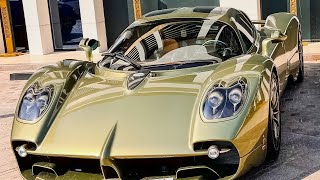 First Pagani Utopia in Dubai  Most Expensive Millionaire Car  Capable of Floods [upl. by Yereffej]