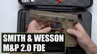 Unboxing The Smith amp Wesson MampP 20 9mm FDE [upl. by Eimmij]