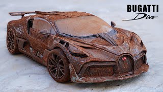 Abandoned BUGATTI Divo Full Restoration [upl. by Starkey931]