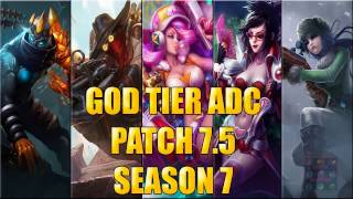 Best ADC  God Tier  patch 75 Season 7 League of legends [upl. by Anawait]