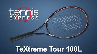 Prince Textreme Tour 100L Racquet Review  Tennis Express [upl. by Takashi]