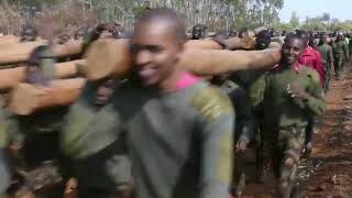 kdf training 2023 recruits training school eldoret [upl. by Akirehc752]