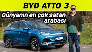 BYD Atto 3 Test Sürüşü 2024  Dünyanın en çok satan elektrikli arabası [upl. by Budde348]