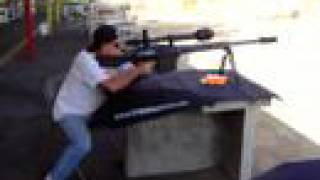 50 BMG Huge Muzzle Blast [upl. by Attelrahs]