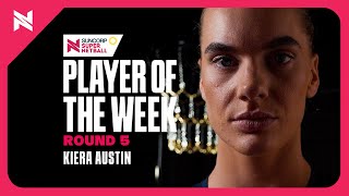 SSN Player of the Week  Round 5  Kiera Austin [upl. by Zondra]