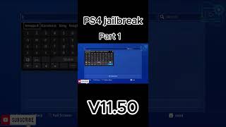 PS4 jailbreak 1150 part 1 jailbreak ps4jailbreak [upl. by Docilla883]