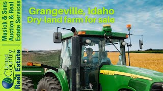 SOLD Dryland Farm Ground For Sale 1207 Lukes Gulch Rd Grangeville ID 1105510101 [upl. by Alyt]