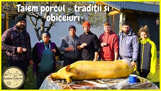 🐖 TAIEREA SI TRANSAREA PORCULUI  Ce tradiții și obiceiuri avem in Muntenia [upl. by Carr]