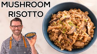 Easy Mushroom Risotto Recipe [upl. by Strephon]