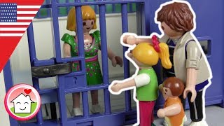 Playmobil english Burglary at the Museum  The Hauser Family  Police Cief Overbeck [upl. by Lorien]