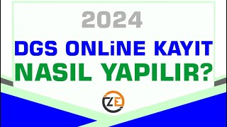 AÖF DGS Online Kayıt İşlemi Nasıl Yapılır Dİkey Geçiş Sınavı 2024 Anadolu Atatürk İstanbul [upl. by Mraz]