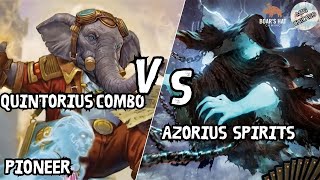 Quintorius Combo vs Azorius Spirits MTG Pioneer [upl. by Dobbins]