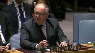 MH17  Timmermans toespraak VN Veiligheidsraad [upl. by Bresee609]