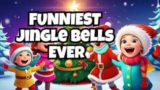 Hilarious Jingle Bells Parody🎄 Laughoutloud Christmas songs for kids [upl. by Irrehc]