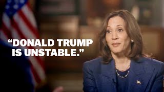 Vice President Kamala Harris Fox News Interview quotDonald Trump is unstablequot [upl. by Georgena395]