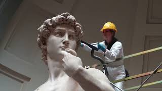 Renaissance Art  Michelangelo Florence Italy Sculpture of David Medici Italian Art [upl. by Ecaidnac]