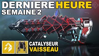 DESTINY2 LES 2 INTERRUPTEURS DU CATALYSEUR PUZZLES SEMAINE 2 MISSION EXOTIQUE DERNIERE HEURE FR [upl. by Haron]