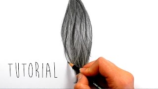 Tutorial  How to draw shade realistic hair with graphite pencils  Emmy Kalia [upl. by Kaye355]