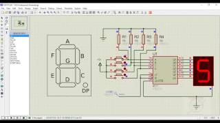 BCD to Seven Segment Decoder 4511 [upl. by Jacquenette]