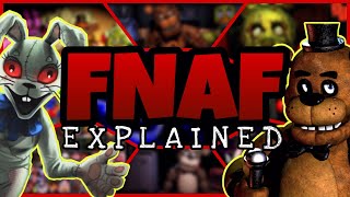 The Ultimate Guide To The FNAF Universe And Lore  FNAF Explained FULL SERIES  Elementia Studios [upl. by Einalam234]