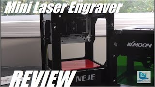 REVIEW NEJE DK8KZ Mini Laser Engraver 1000mW High Speed [upl. by Lhary]