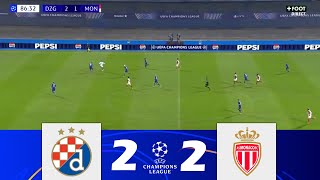 Dinamo Zagreb contre Monaco 22  UEFA Champions League 202425  Résumé de Match [upl. by Kelby]