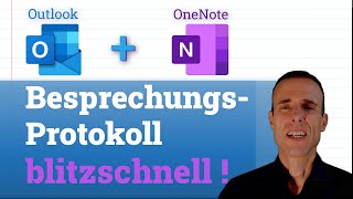 OneNote  Outlook Der ultimative Guide für schnelle Besprechungsprotokolle  OnlineKurs [upl. by Haynes]