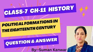 Political Formations in the Eighteenth Century  Q amp A  Class7  History  Ch11  Ratnasagar [upl. by Ketchum]