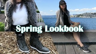 Spring Lookbook 2016  Styling Sneakers for Spring [upl. by Siravart253]