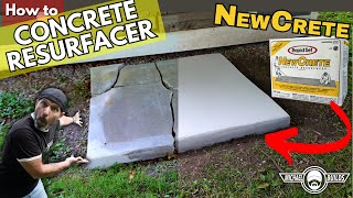 How to Resurface Concrete with Rapid Set NewCrete [upl. by Salangi792]