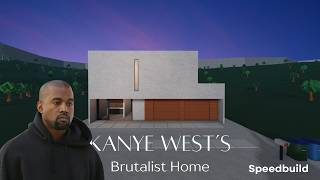 Bloxburg  Kanye West’s Malibu Home  House Build [upl. by Leventis545]