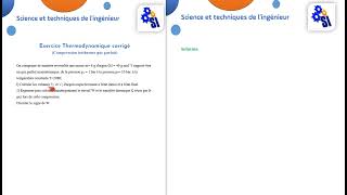 Exercice Compression isotherme gaz parfait [upl. by Soo]