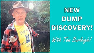 Mudlarking on a new old rubbish dump with Tom Burleigh Tiplarking for treasure [upl. by Yelyah]