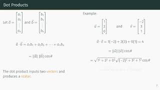 Dot Product Orthogonality and Components [upl. by Harli]