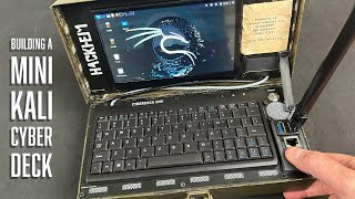 Building a Mini Pi5 Cyberdeck Running Kali Linux [upl. by Meihar467]