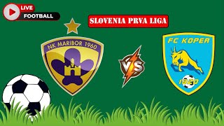 NK Maribor VS FC Koper  Slovenia Prva Liga  Football Live Match Score today [upl. by Eednus717]