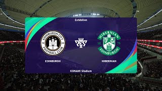 Edinburgh City FC vs Hibernian 29062024 Club Friendlies PES 2021 [upl. by Ofori36]