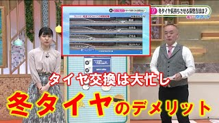 【冬タイヤを交換しないデメリットは３つ】空ネット（３月３１日放送） [upl. by Iow]