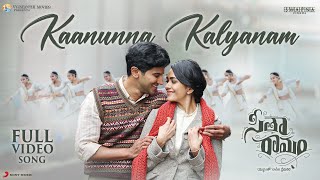 Kaanunna Kalyanam Video  Sita Ramam Telugu  Dulquer  Mrunal  Vishal  Hanu Raghavapudi [upl. by Aicilet]